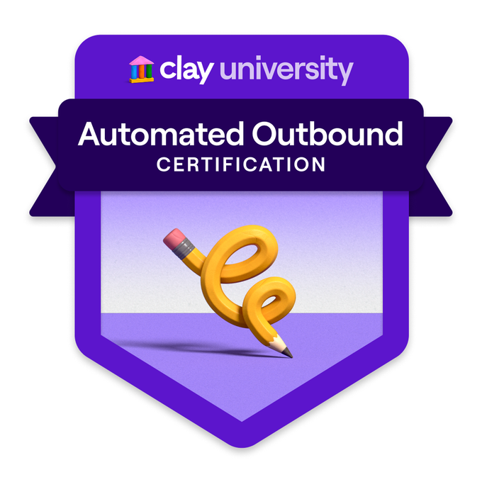 Clay Outbound Automation Certified